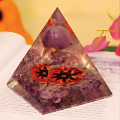 CRYSTAL ORGONE PYRAMID